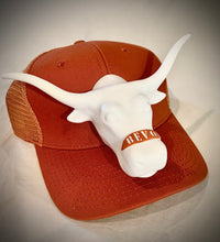 Load image into Gallery viewer, All Orange and White Bevo Cap