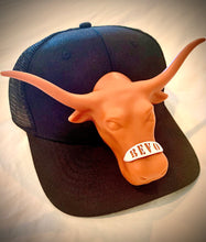 Load image into Gallery viewer, All Black and Orange Bevo Cap