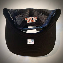 Load image into Gallery viewer, All Black and Orange Bevo Cap