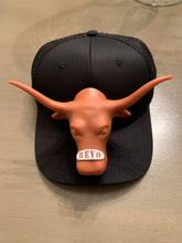 Load image into Gallery viewer, All Black and Orange Bevo Cap