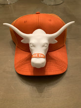 Load image into Gallery viewer, All Orange and White Bevo Cap
